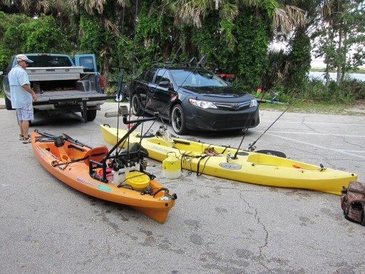 Gearing up the Kayaks