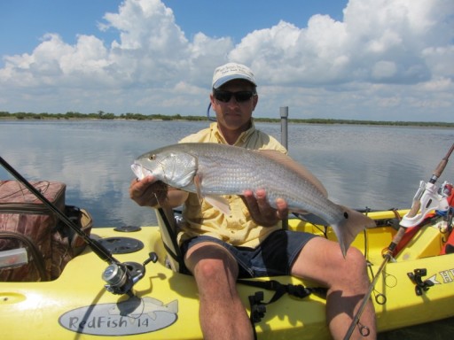 Rick Edwards with a Trophy Redfish